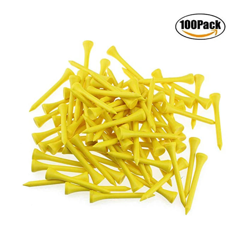 2-1/8 Inches 54mm Wooden Golf Tees 100pcs/Pack