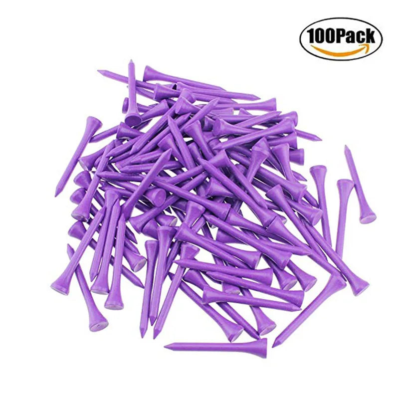 2-1/8 Inches 54mm Wooden Golf Tees 100pcs/Pack
