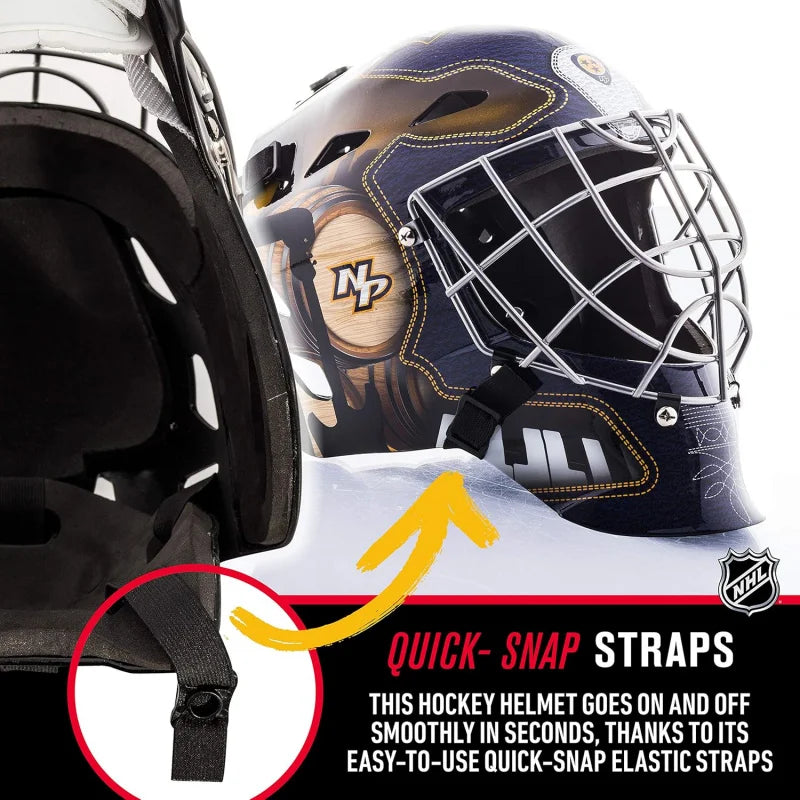Team Licensed Hockey Goalie Face Mask - Kids Street