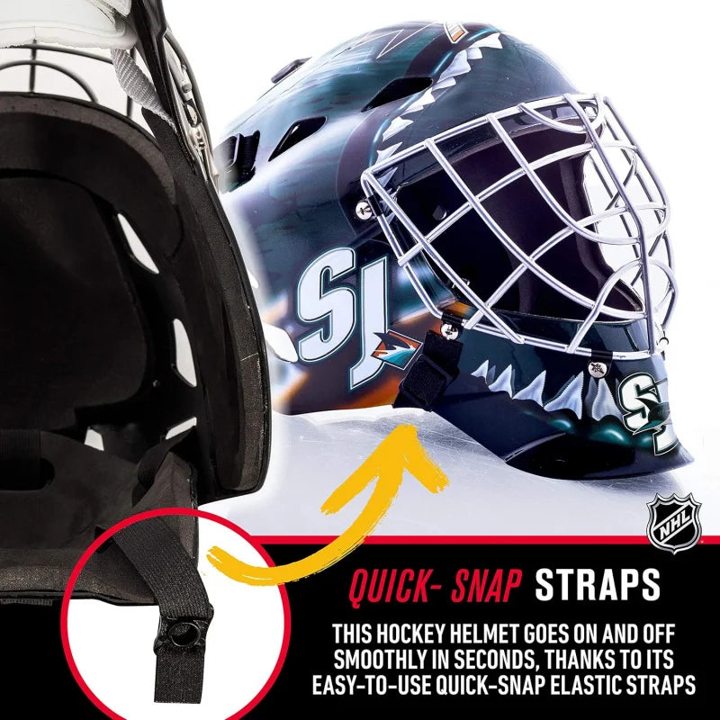 Team Licensed Hockey Goalie Face Mask - Kids Street