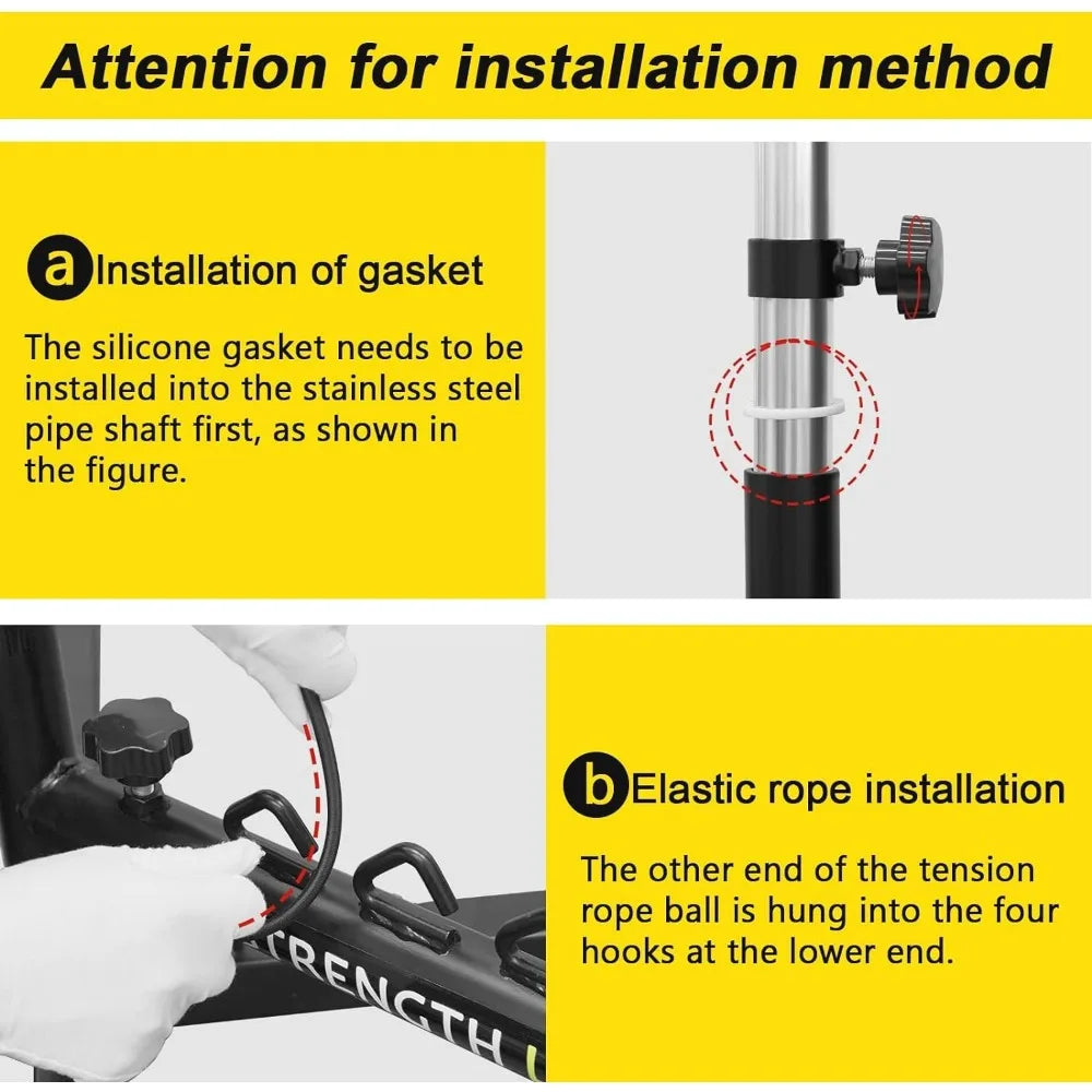 Baseball Hitting/Swing/Practice/Training Aid with 5 Tension Rope