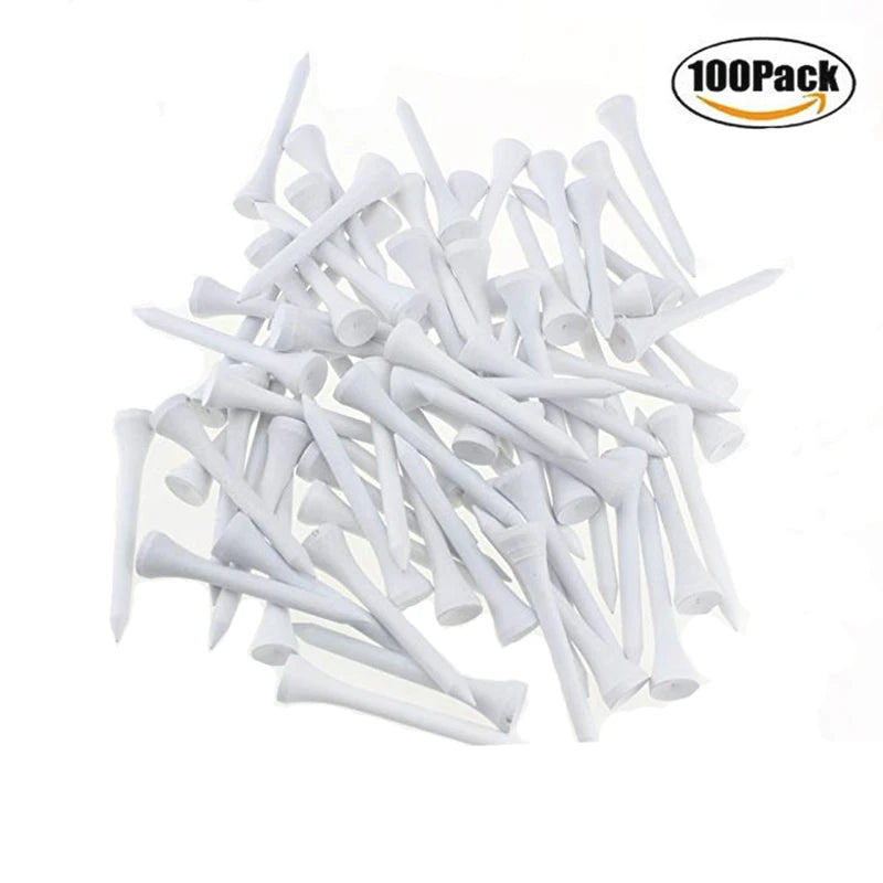 2-1/8 Inches 54mm Wooden Golf Tees 100pcs/Pack