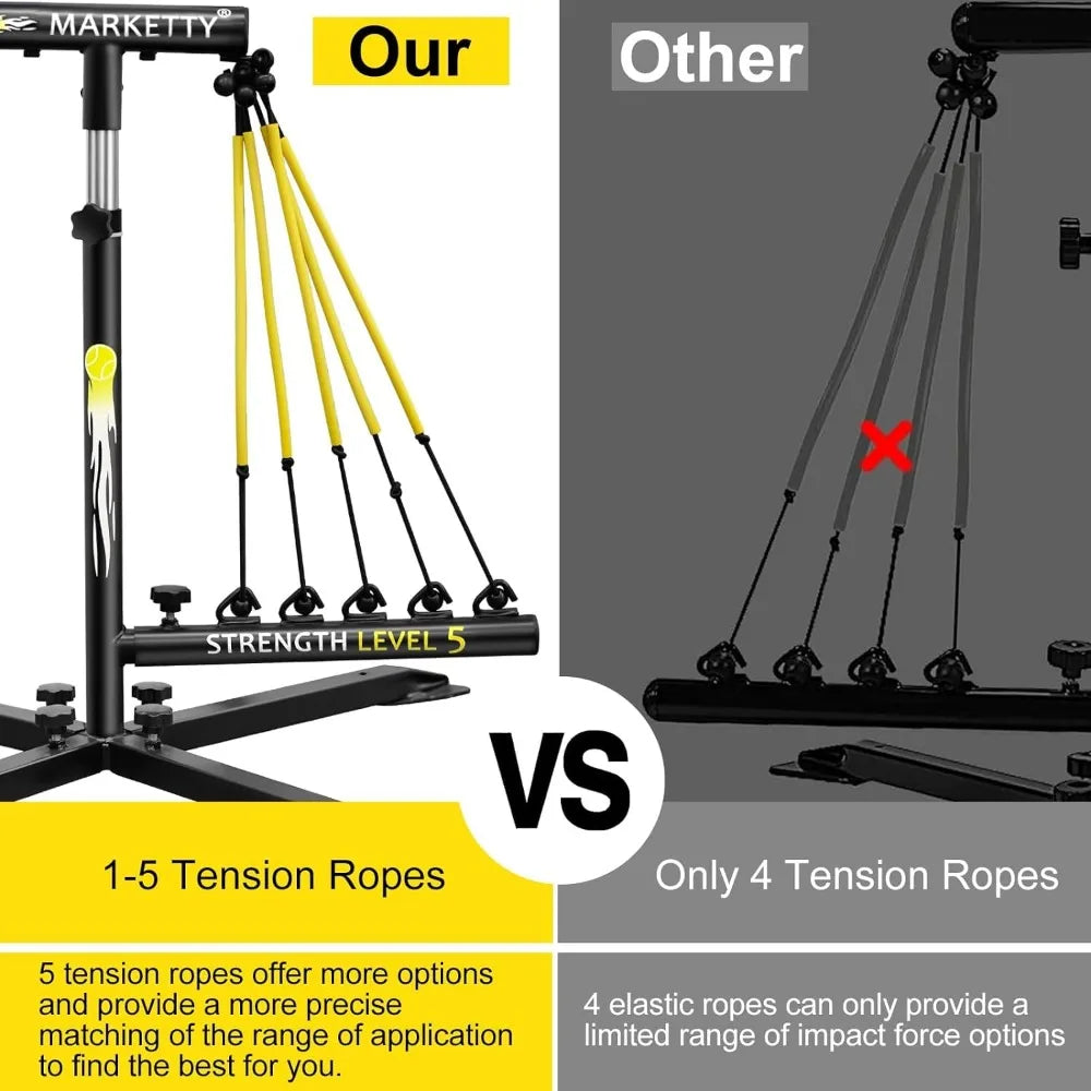 Baseball Hitting/Swing/Practice/Training Aid with 5 Tension Rope