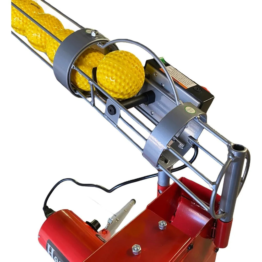 Baseball Pitching Machine with Bonus Ball Feeder