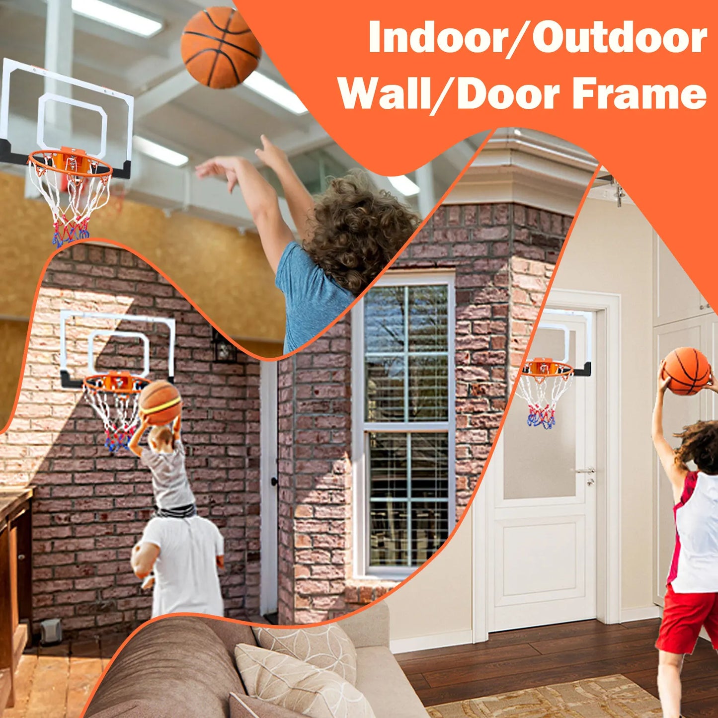 Mini Basketball, Hoop, And Air Pump