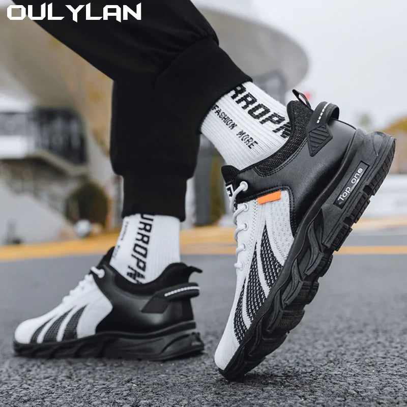 Oulylan Men's Sneakers Running Jogging Tennis Casual