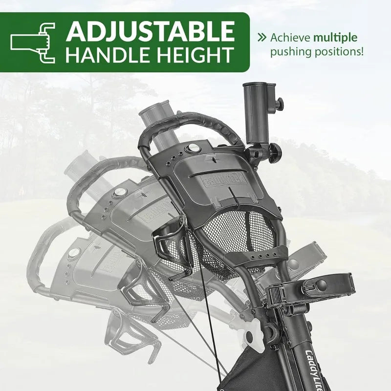 Foldable Collapsible Lightweight Pushcart with Foot Brake