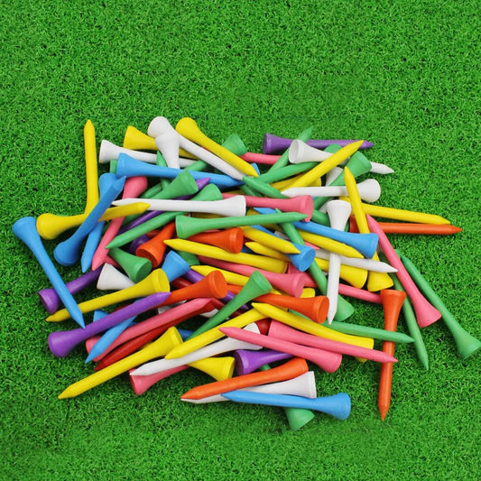 2-1/8 Inches 54mm Wooden Golf Tees 100pcs/Pack