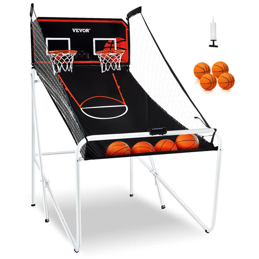 Basketball Arcade Game Dual Shot w/ 4 Balls 8 Game Modes