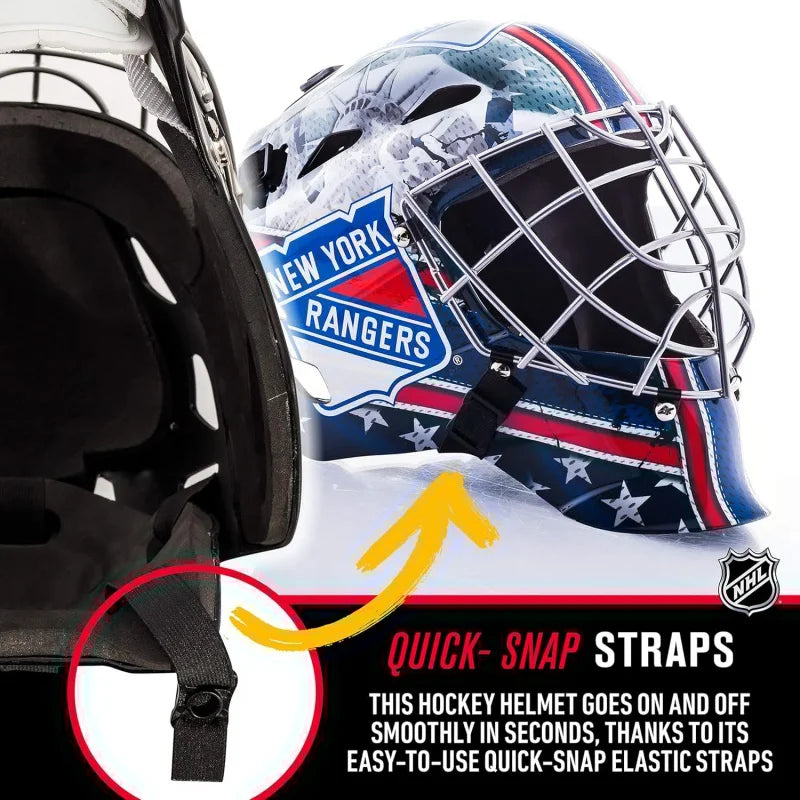 Team Licensed Hockey Goalie Face Mask -  Kids Street