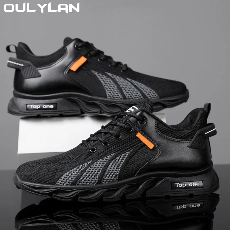 Oulylan Men's Sneakers Running Jogging Tennis Casual