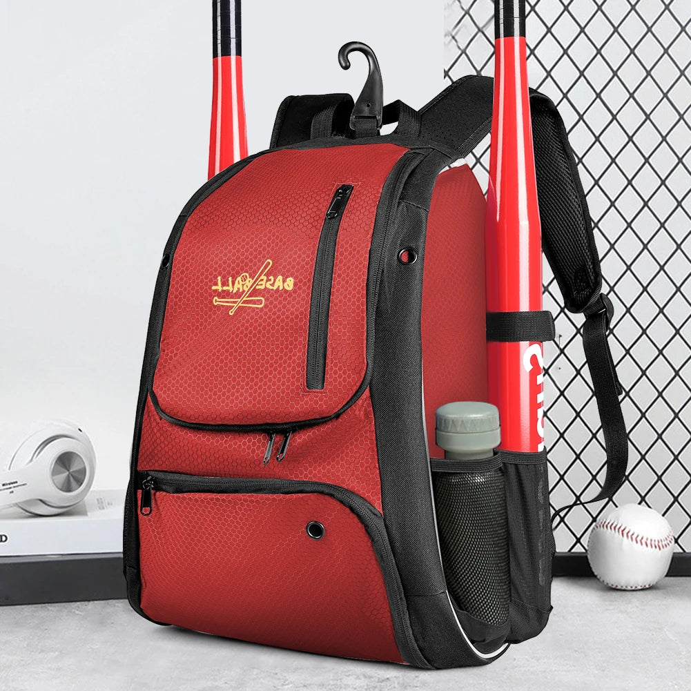 Baseball Equipment Backpack with Shoe Compartment