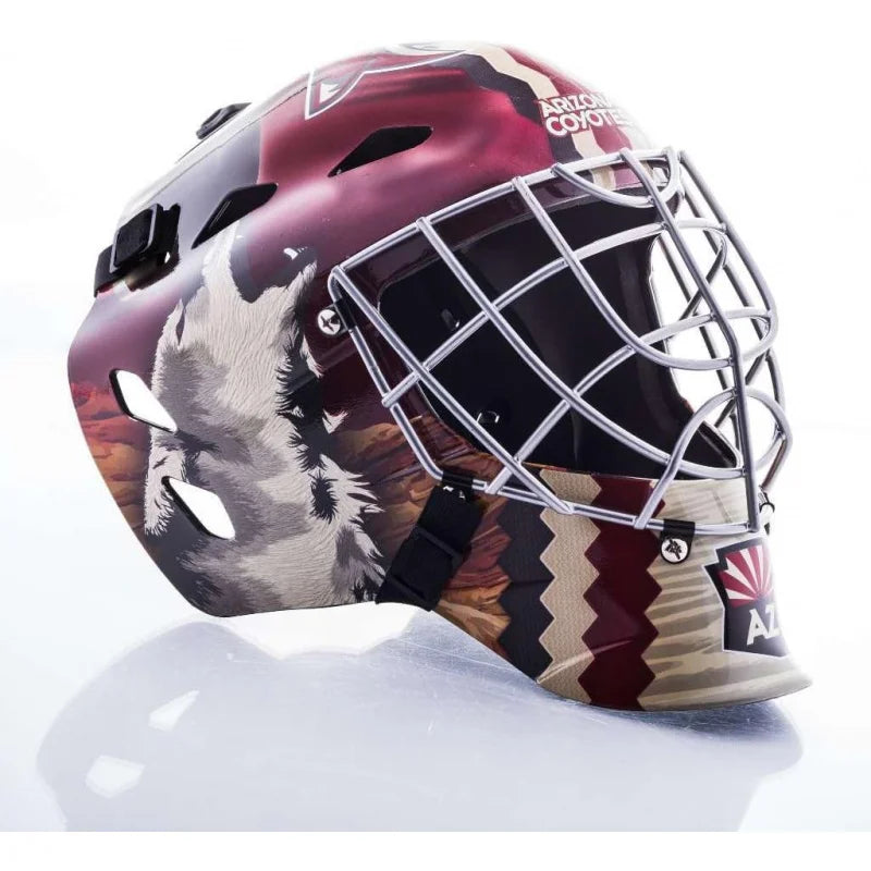 Team Licensed Hockey Goalie Face Mask - Kids Street