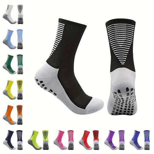 6 Pairs Of Men's Long Basketball Running Socks