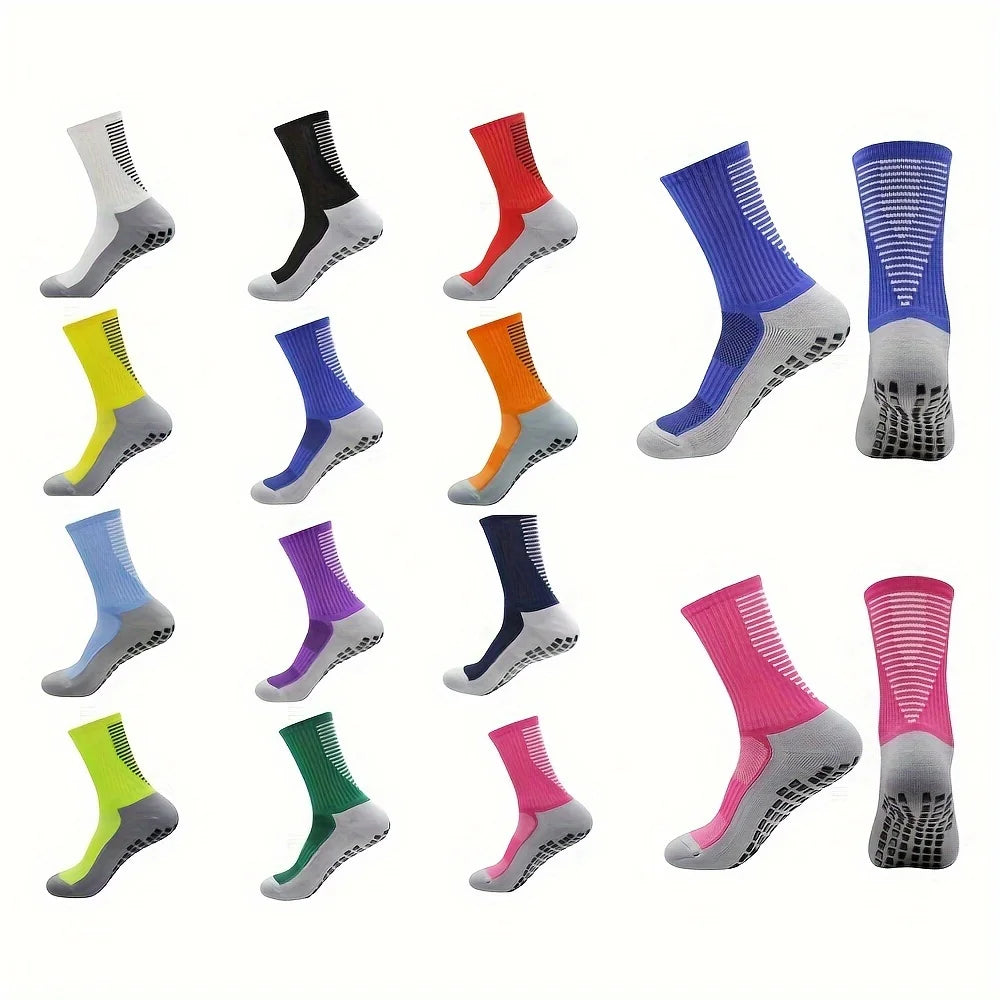 6 Pairs Of Men's Long Basketball Running Socks