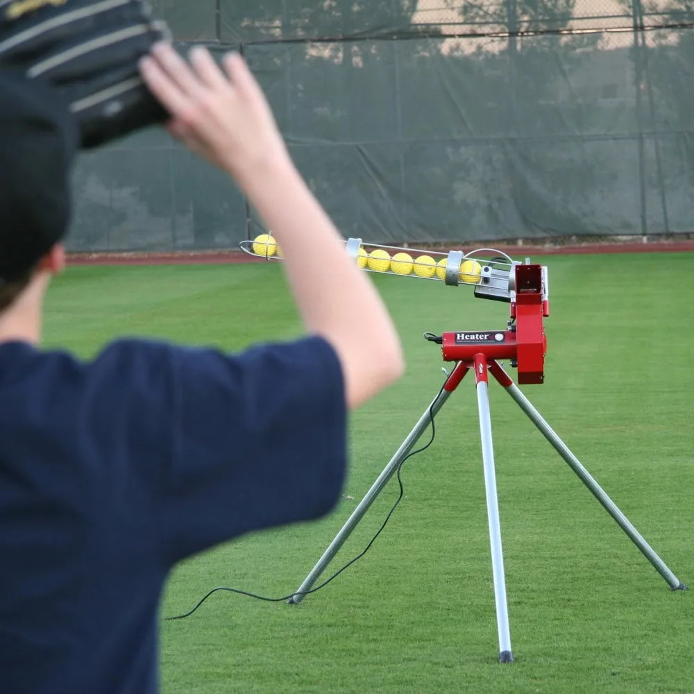 Baseball Pitching Machine with Bonus Ball Feeder